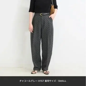 B.C STOCK 손세탁 가능 / 트윌 도트 형태 팬츠