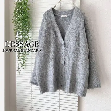 [ 2024AW ] L'ESSAGE 퍼 니트 가디건