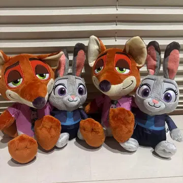 주토피아2 페어 봉제 인형 닉&주디 ZOOTOPIA 2 2체