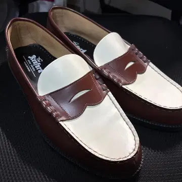 캐주얼 로퍼 브라운/화이트 27cm