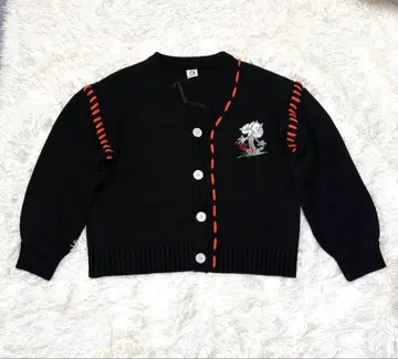 새상품급 펠릭스 더 캣 가디건 블랙