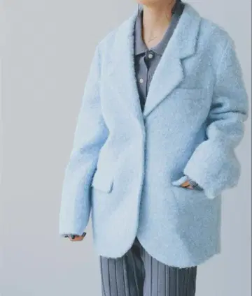 페이크 울 자켓