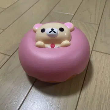 곰 도넛 모양 용기 덮개 포함
