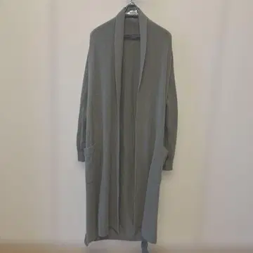 마가렛호웰 그레이 롱 가디건 캐시미어 100%