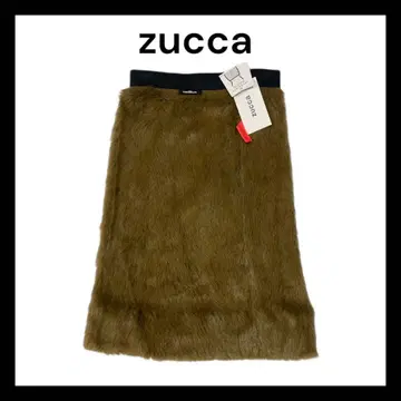 [택 포함 새상품] 90s 빈티지 ZUCCA 퍼/샤기 스커트 M
