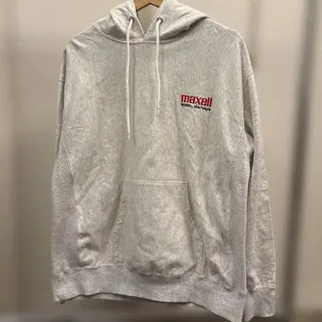 [ 기업 로고 ] maxell 풀오버 후드티