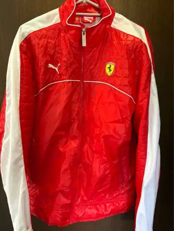 Puma Ferrari 나일론 자켓 레드
