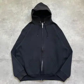 러셀 애슬레틱 지퍼 후드티 구제 의류 00s XL 블랙 17750