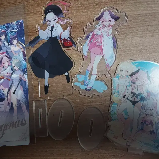 블루아카이브 코하루 보충수업부 하나코 히후미 아즈사 트리니티 아크릴스탠드