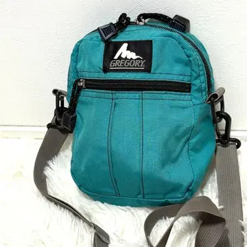 그레고리 숄더백 파우치 사코슈 에메랄드 그린