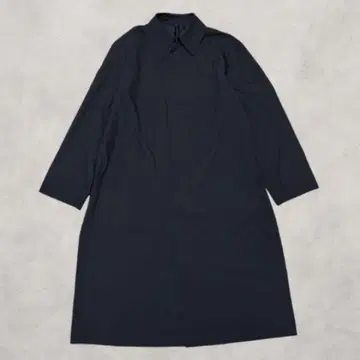 롱 코트 스텐카라 코트 블랙 L 아우터 심플 돌려입기 용이