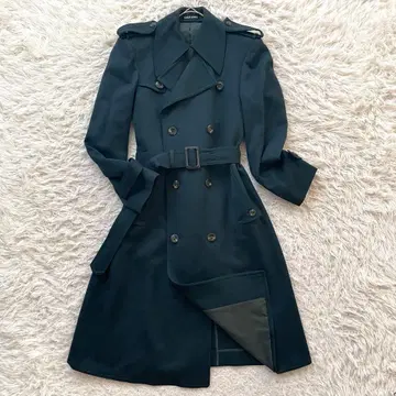 Gold Lowe 빈티지 더블 트렌치 코트 롱