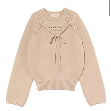 andmary Casey 니트 탑 베이지