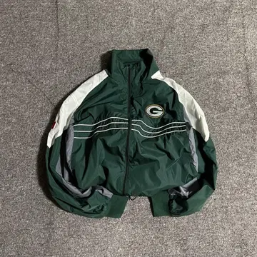 NFL Packers 나일론 자켓 L 자수 로고 컨디션 최상 Y2k