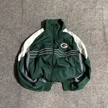NFL Packers 나일론 자켓 L 자수 로고 컨디션 최상 Y2k