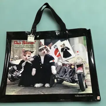 쇼와 레트로 팬시 캐릭터 얕보지마 고양이 백