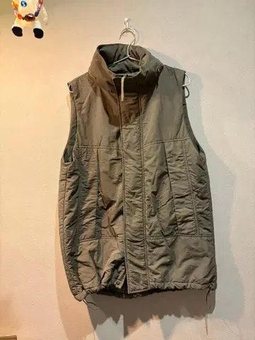 studio CLIP 카키 슬리브리스 베스트 프리 사이즈