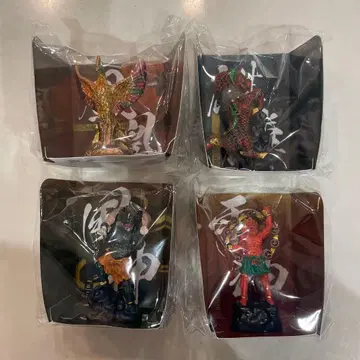 세리아 봉황 기린 풍신 뇌신 4종 세트 피규어