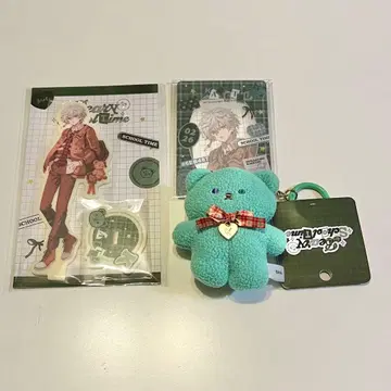 무라쿠모 카게츠 아크릴 스탠드 봉제 인형 폴라로이드 폴라로이드 케이스