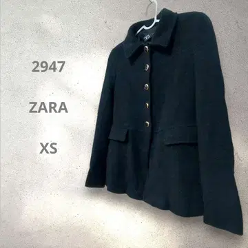 ZARA 블랙 골드 버튼 테일러드 자켓 XS 포멀 캐주얼