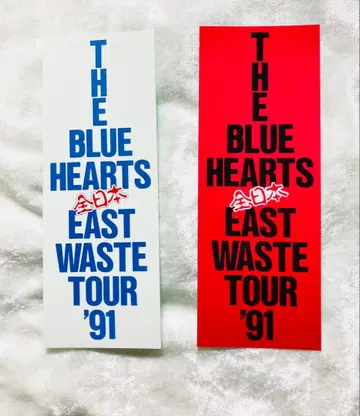 THE BLUE HEARTS 스티커 EASTWASTETOUR '91