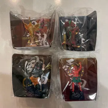세리아 봉황 기린 풍신 뇌신 4점 피규어