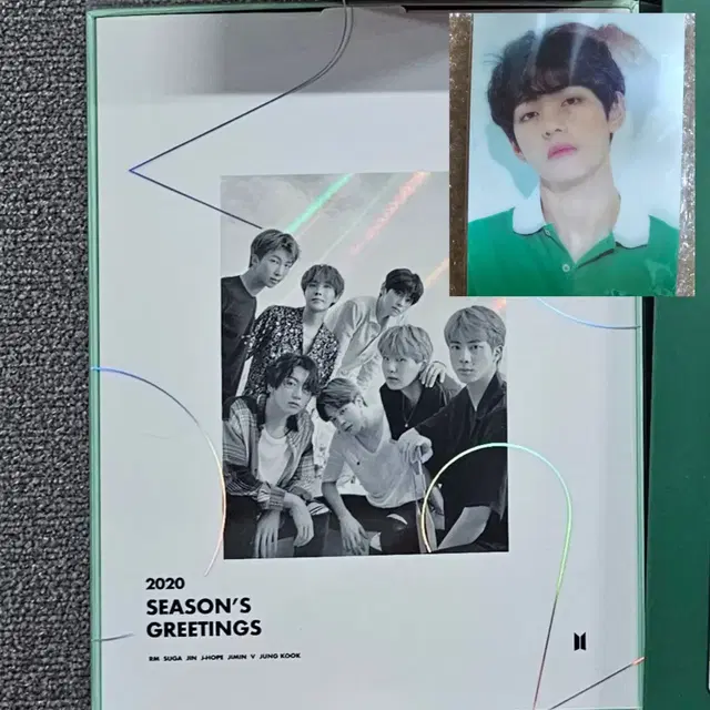방탄소년단 2020 시그 시즌그리팅 태형 뷔 렌티큘러 풀셋 bts