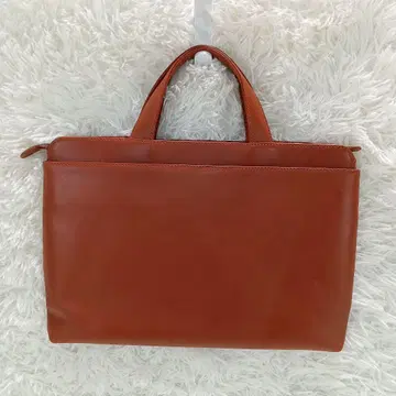 [ TRION ] 트리온 브라운 가죽 토트백