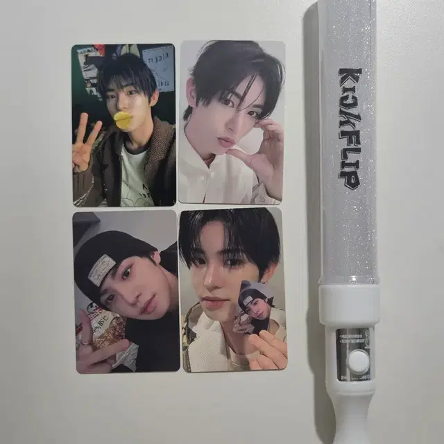 킥플립 민제 공방 포카 & 응원봉 양도