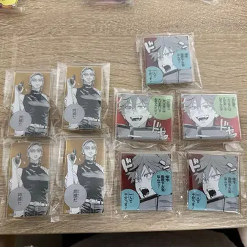 극락 거리 명언 아크릴 배지 컬렉션