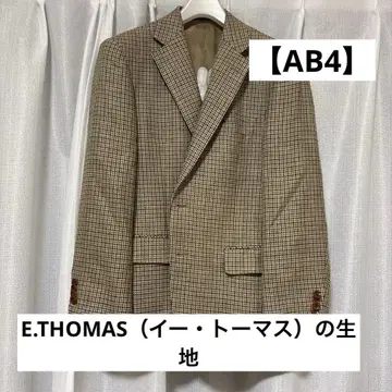 Savile Row 체크 무늬 테일러드 자켓 [ AB4 ]