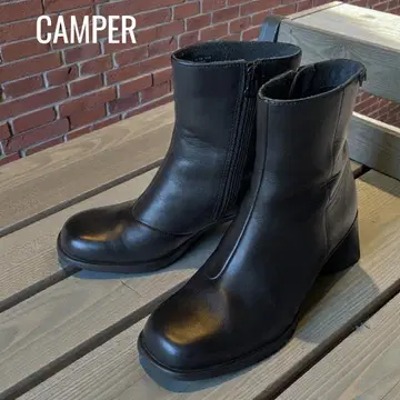 CAMPER 부츠 블랙 가죽 Kiara 37