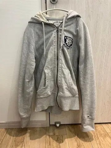 HILFIGER 그레이 후드 파카