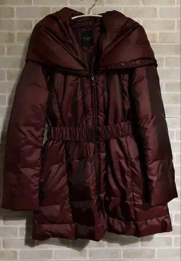 DAMA collection 다운 코트 벨트 후드 M