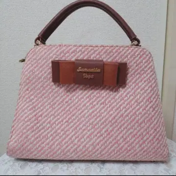 Samantha Vega 트위드 핸드백 숄더백