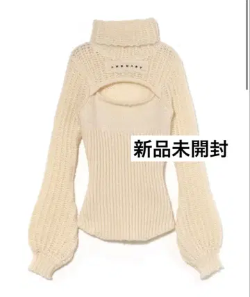 andmary Donna knit tops white