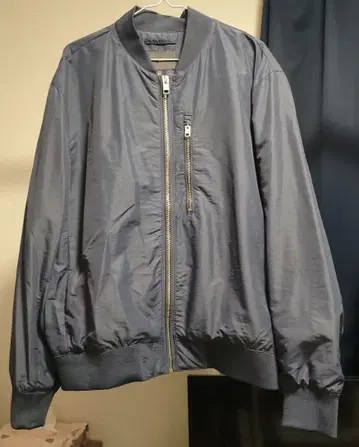 [ H&M ] MA-1 점퍼 사이즈 L 파랑