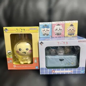 치이카와(먼작귀) 1번 복권 A상 D상 피규어 치이카와 프렌즈 세트