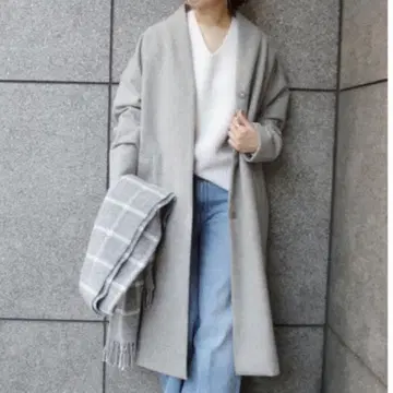 새상품급 저널 스탠다드 슈퍼 140s 롱 코트 더블 브레스트