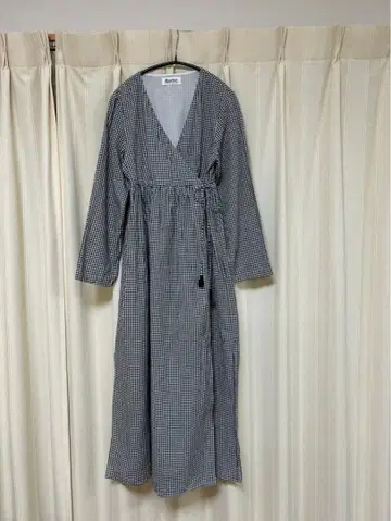 coen Market 체크 원피스 겉옷 인도산 깅엄 체크