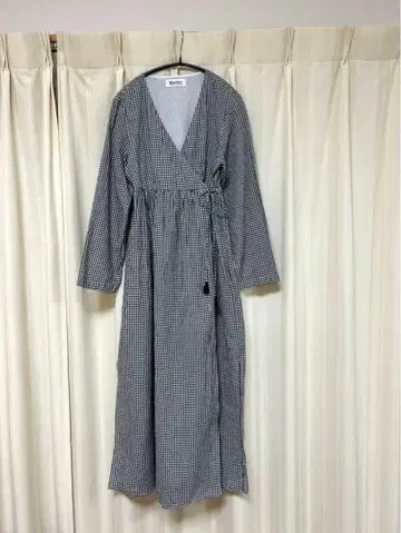 coen Market 체크 원피스 겉옷 인도산 깅엄 체크