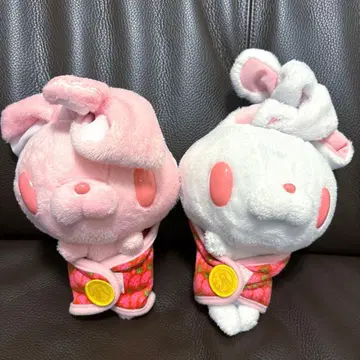 토끼 봉제 인형 2체 세트