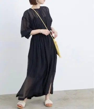 ADAM ET ROPE' [WEB 한정판] 3WAY 시어 카슈쿨 드레스