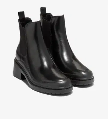 콜한 사이드 고어 부츠 블랙