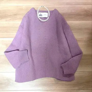 새상품급 그린 라벨 릴랙싱 해밀턴 풀오버 니트 라벤더
