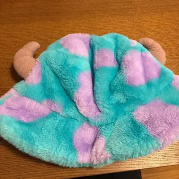 캐릭터 귀 달린 플리스 모자