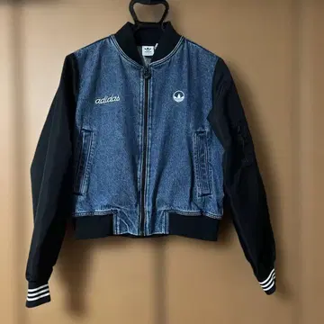 adidas 데님 블랙 점퍼