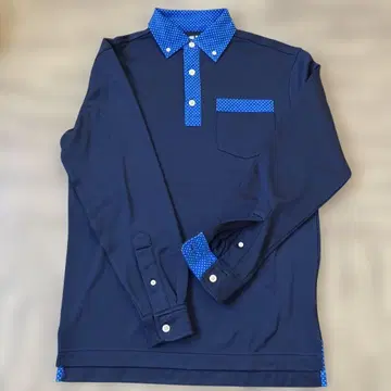 FJ 네이비 긴팔 피케 셔츠