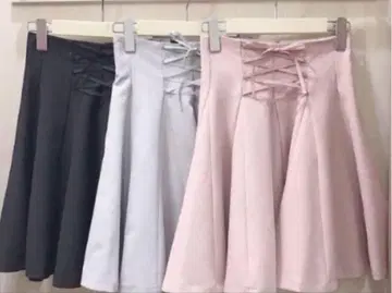 플레어 스커트 (화이트)