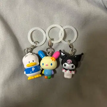 산리오 메지루시 액세서리 우사하나 쿠로미 페클